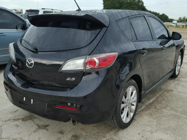 JM1BL1K53B1491126 - 2011 MAZDA 3 S BLACK photo 4