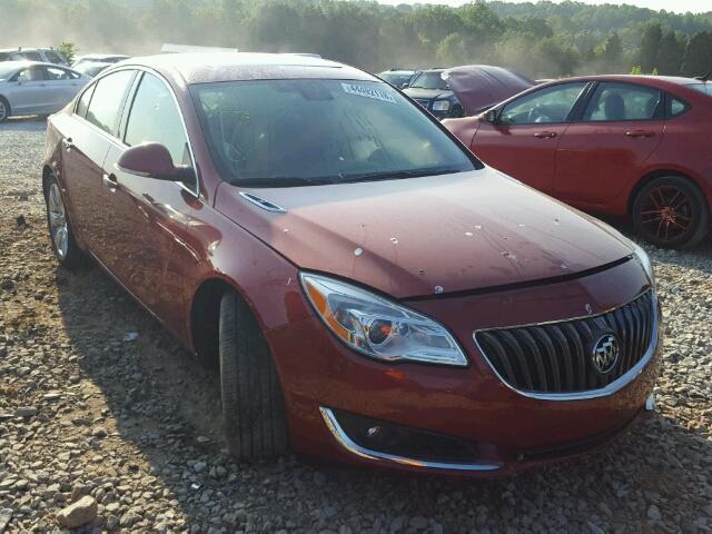 2G4GN5EX0E9322620 - 2014 BUICK REGAL PREM RED photo 1