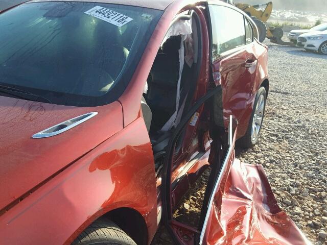 2G4GN5EX0E9322620 - 2014 BUICK REGAL PREM RED photo 9