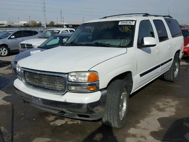 1GKFK16T71J147475 - 2001 GMC YUKON XL K WHITE photo 2