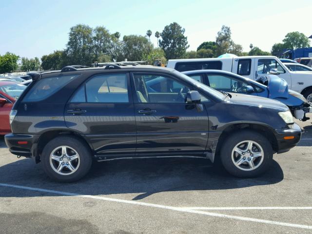 JTJGF10U630152372 - 2003 LEXUS RX 300 BLACK photo 9