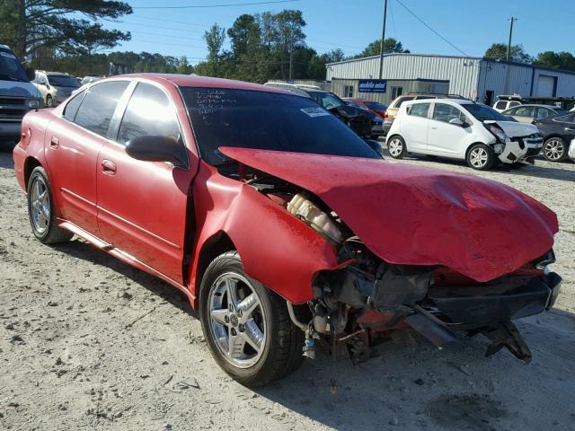 1G2NE52F23C109461 - 2003 PONTIAC GRAND AM S RED photo 1