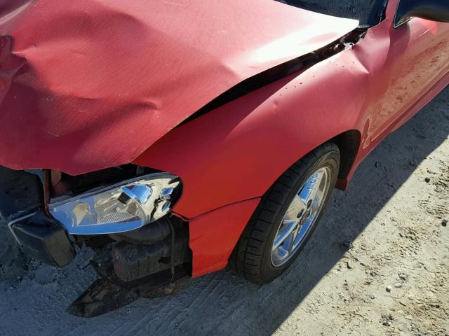 1G2NE52F23C109461 - 2003 PONTIAC GRAND AM S 红色 照片 10