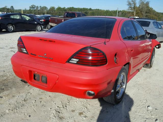 1G2NE52F23C109461 - 2003 PONTIAC GRAND AM S 红色 照片 4