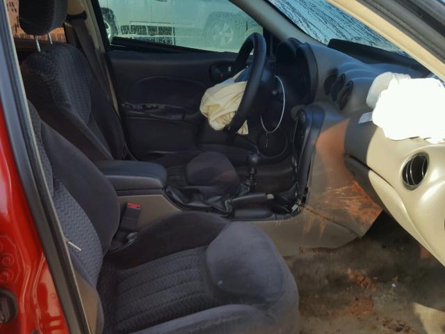 1G2NE52F23C109461 - 2003 PONTIAC GRAND AM S 红色 照片 5