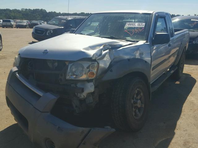 1N6ED26Y92C302209 - 2002 NISSAN FRONTIER K SILVER photo 2