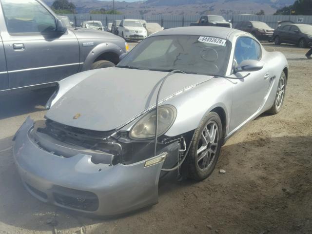 WP0AA29837U761873 - 2007 PORSCHE CAYMAN S SILVER photo 2