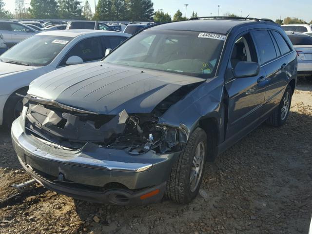 2A8GM68X07R351359 - 2007 CHRYSLER PACIFICA T BLUE photo 2