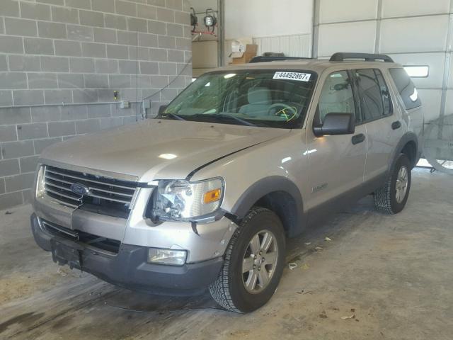 1FMEU73E16UB65806 - 2006 FORD EXPLORER X SILVER photo 2