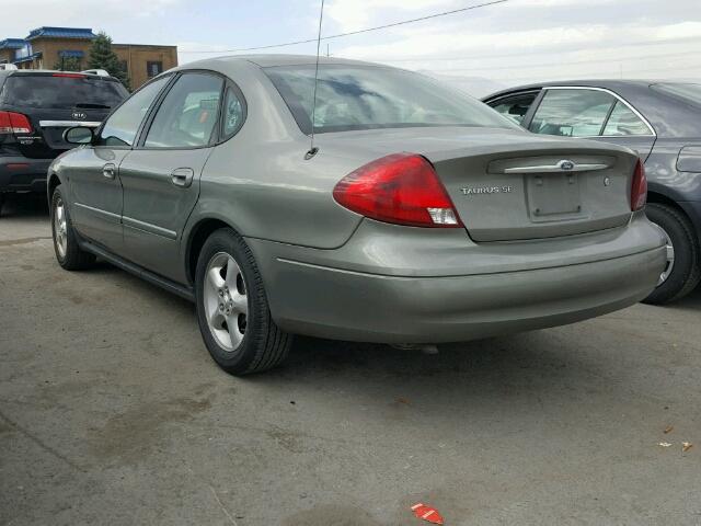 1FAFP53261A271694 - 2001 FORD TAURUS SE GRAY photo 3