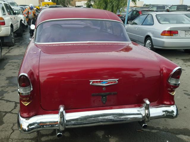 VC550025754 - 1955 CHEVROLET BEL AIRE RED photo 10