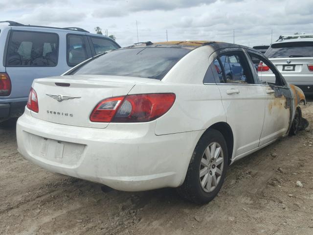 1C3LC46K88N206206 - 2008 CHRYSLER SEBRING LX WHITE photo 4