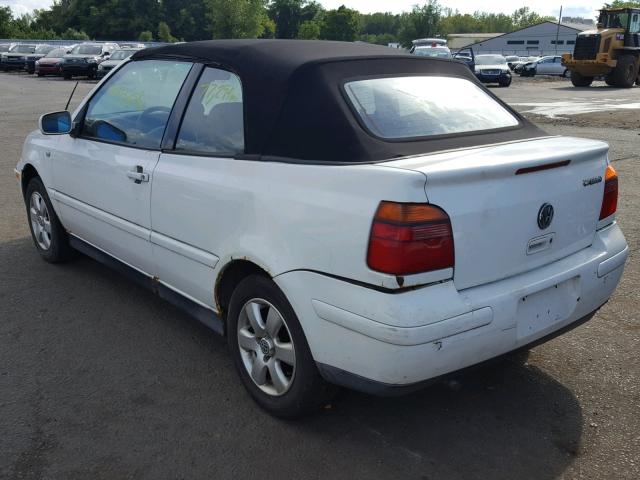 3VWDC21VX2M809131 - 2002 VOLKSWAGEN CABRIO GLX 白色 照片 3