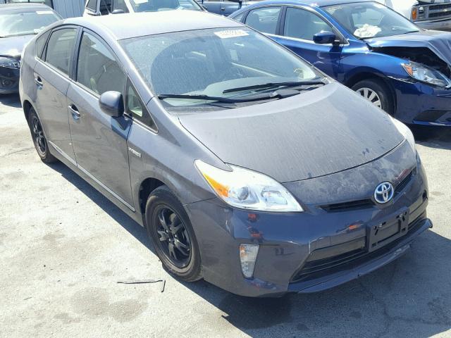 JTDKN3DUXD5586143 - 2013 TOYOTA PRIUS 石墨色 照片 1