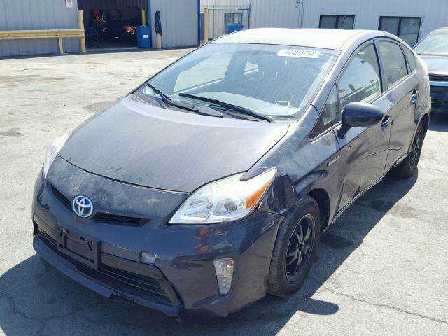 JTDKN3DUXD5586143 - 2013 TOYOTA PRIUS 石墨色 照片 2