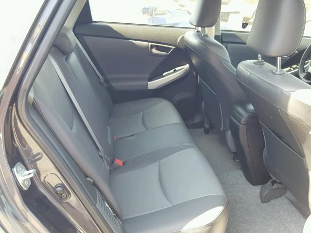 JTDKN3DUXD5586143 - 2013 TOYOTA PRIUS 石墨色 照片 6