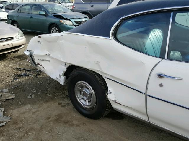 235370Z117612 - 1970 PONTIAC LEMANS WHITE photo 10