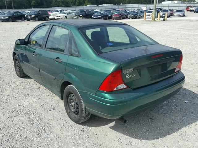 1FAFP33P5YW115000 - 2000 FORD FOC ZX3 GREEN photo 3