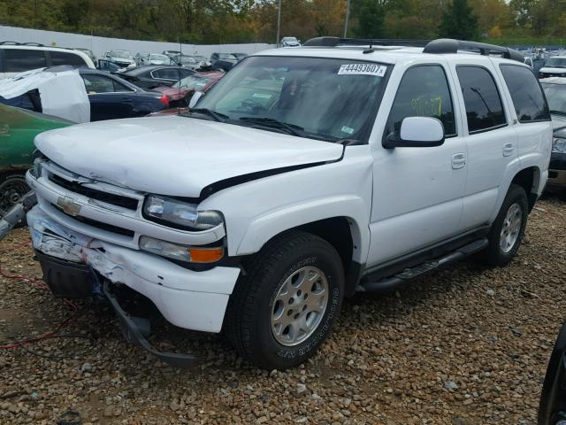 1GNEK13Z13R292782 - 2003 CHEVROLET TAHOE K150 WHITE photo 2