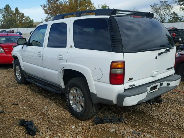 1GNEK13Z13R292782 - 2003 CHEVROLET TAHOE K150 WHITE photo 3