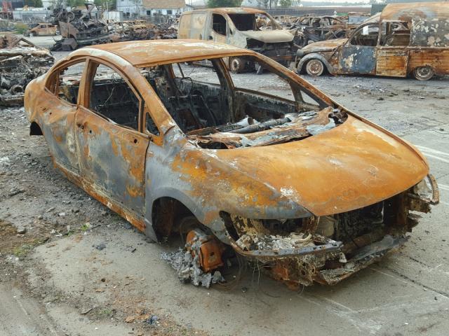 JHMFA16517S004782 - 2007 HONDA CIVIC LX BURN photo 1