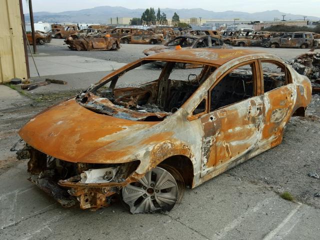 JHMFA16517S004782 - 2007 HONDA CIVIC LX BURN photo 2