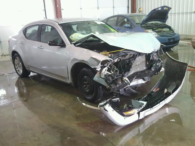 1B3BD4FB8BN501383 - 2011 DODGE AVENGER EX SILVER photo 1