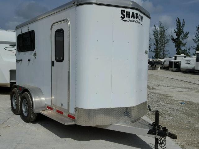 1S9BS132XDW873412 - 2013 SHAW STABLEMATE WHITE photo 1