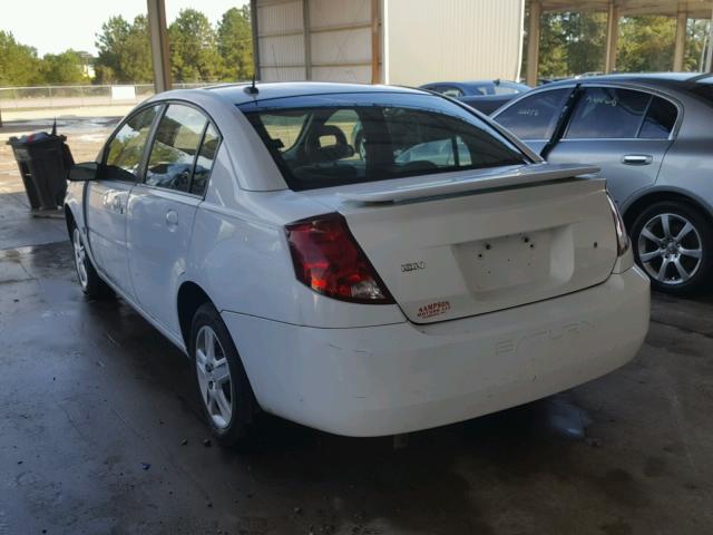 1G8AJ55F37Z141754 - 2007 SATURN ION WHITE photo 3