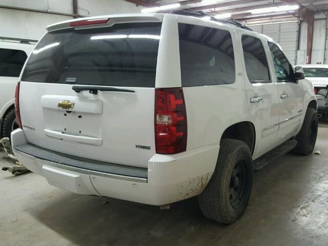 1GNUKCE00AR106961 - 2010 CHEVROLET TAHOE WHITE photo 4