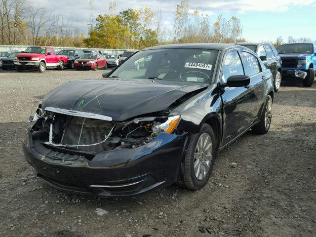 1C3CCBBB9CN288420 - 2012 CHRYSLER 200 TOURIN BLACK photo 2