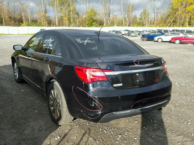 1C3CCBBB9CN288420 - 2012 CHRYSLER 200 TOURIN BLACK photo 3