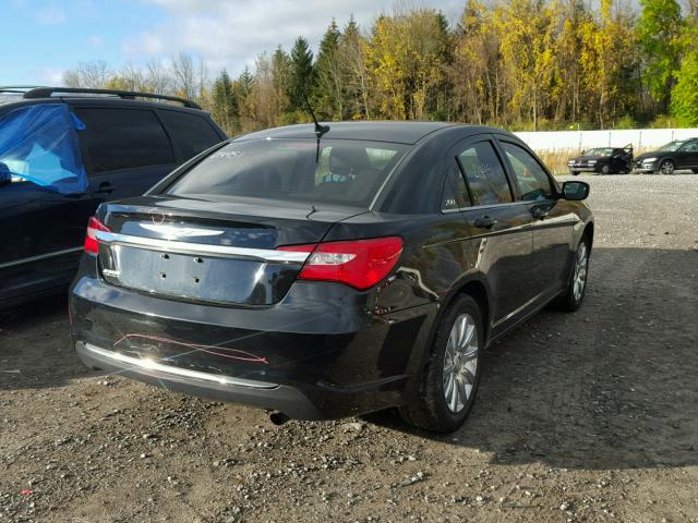 1C3CCBBB9CN288420 - 2012 CHRYSLER 200 TOURIN BLACK photo 4