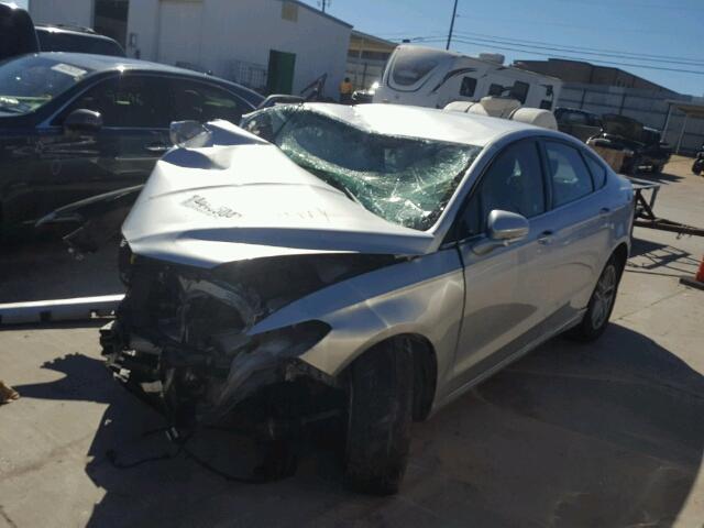 3FA6P0H70ER267868 - 2014 FORD FUSION SE SILVER photo 2