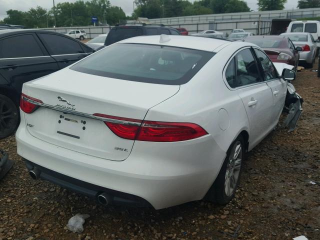 SAJBR4BV4HCY30281 - 2017 JAGUAR XF WHITE photo 4