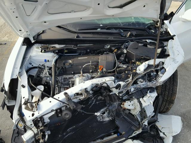 1HGCT1B64HA007665 - 2017 HONDA ACCORD EXL WHITE photo 7