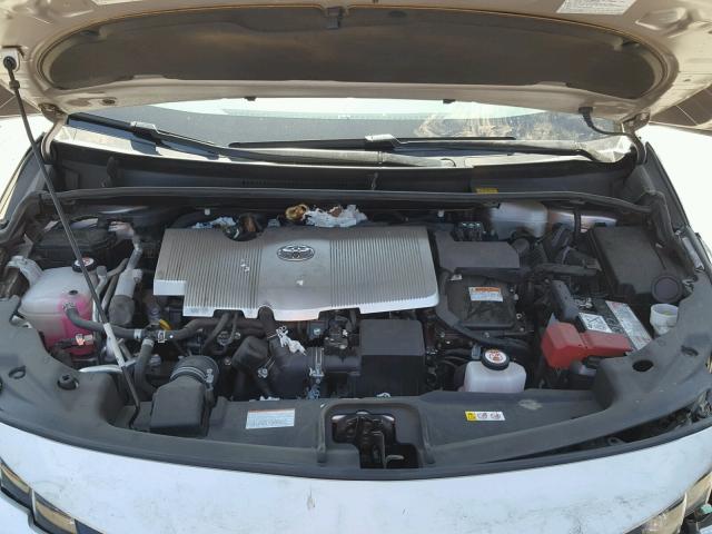 JTDKARFP8H3037113 - 2017 TOYOTA PRIUS PRIM ვერცხლისფერი ფოტო 7