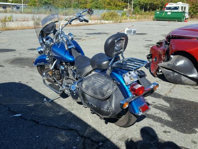 1HD1BWB165Y077597 - 2005 HARLEY-DAVIDSON FLSTCI BLUE photo 3