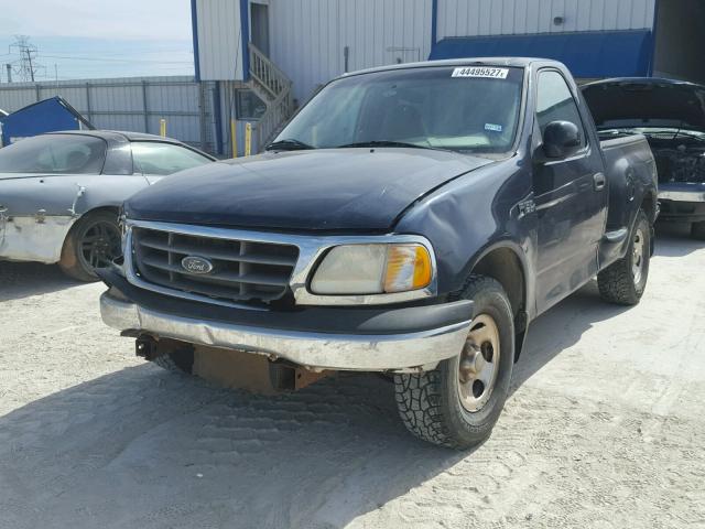 2FTZF07201CA81895 - 2001 FORD F150 BLUE photo 2