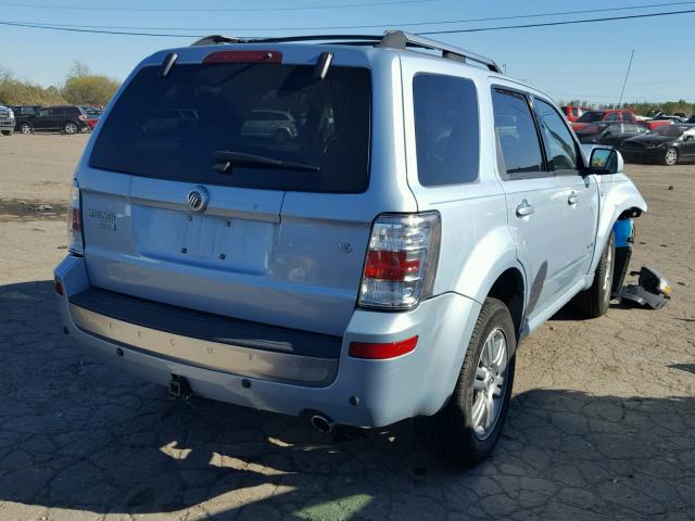 4M2CU87168KJ29398 - 2008 MERCURY MARINER PR BLUE photo 4