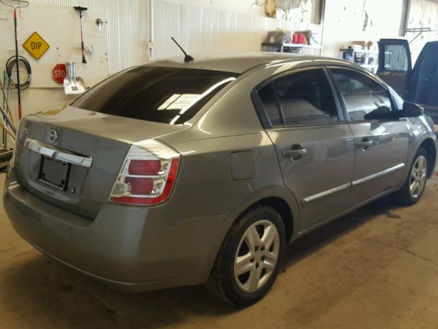 3N1AB6AP9AL691307 - 2010 NISSAN SENTRA SILVER photo 4