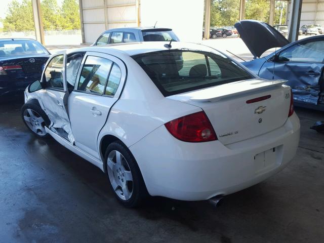 1G1AT58H197103346 - 2009 CHEVROLET COBALT WHITE photo 3