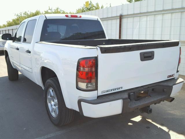 2GTEC638781155811 - 2008 GMC NEW SIERRA WHITE photo 3