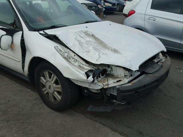 1FAFP56U17A140677 - 2007 FORD TAURUS SEL WHITE photo 9