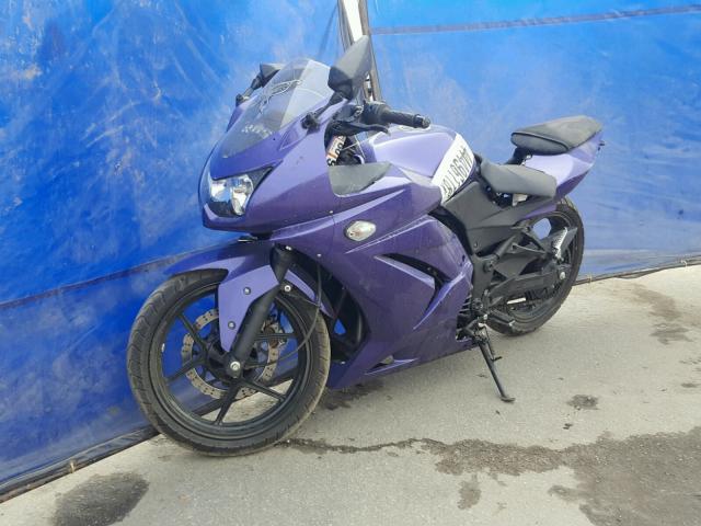 JKAEXMJ198DA10236 - 2008 KAWASAKI EX250 J PURPLE photo 2