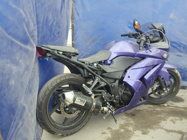 JKAEXMJ198DA10236 - 2008 KAWASAKI EX250 J PURPLE photo 4