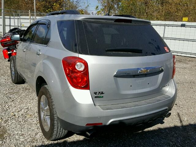 2GNFLDE59C6261644 - 2012 CHEVROLET EQUINOX LT SILVER photo 3