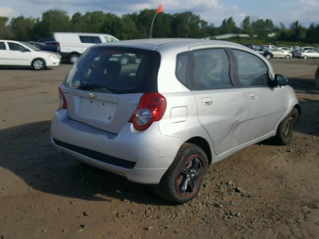 KL1TD66E89B320926 - 2009 CHEVROLET AVEO LS 银色 照片 4