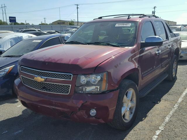 3GNEC12087G291294 - 2007 CHEVROLET AVALANCHE RED photo 2