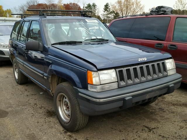 1J4GZ88S8PC123766 - 1993 JEEP GRAND CHER BLUE photo 1